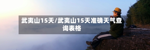 武夷山15天/武夷山15天准确天气查询表格