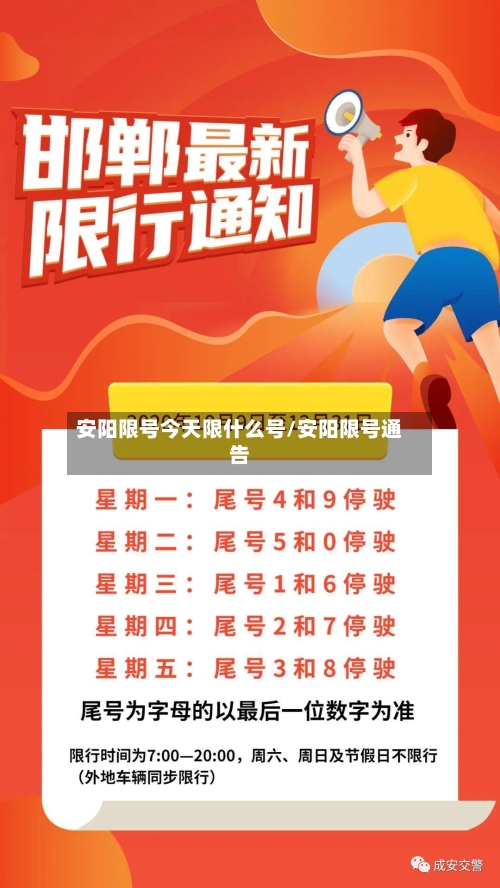 安阳限号今天限什么号/安阳限号通告