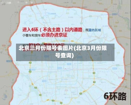 北京三月份限号表图片(北京3月份限号查询)