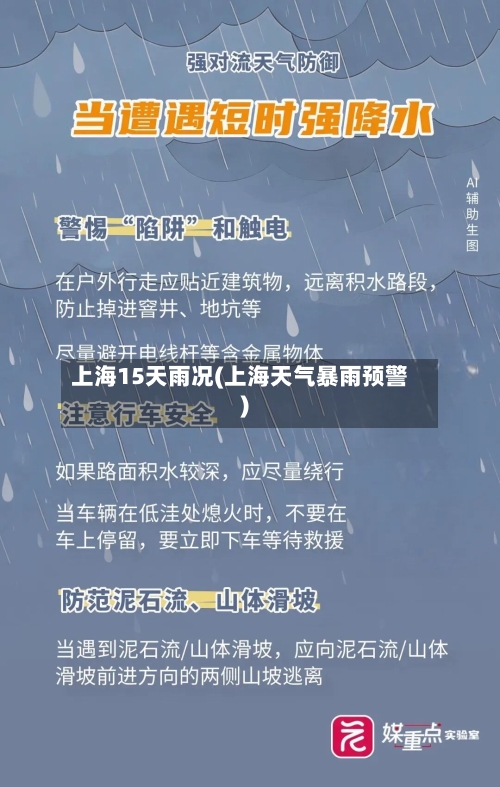 上海15天雨况(上海天气暴雨预警)
