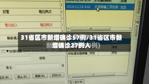 31省区市新增确诊57例/31省区市新增确诊27例人
