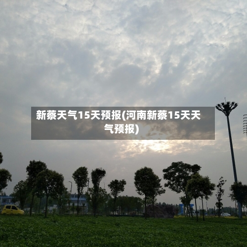 新蔡天气15天预报(河南新蔡15天天气预报)