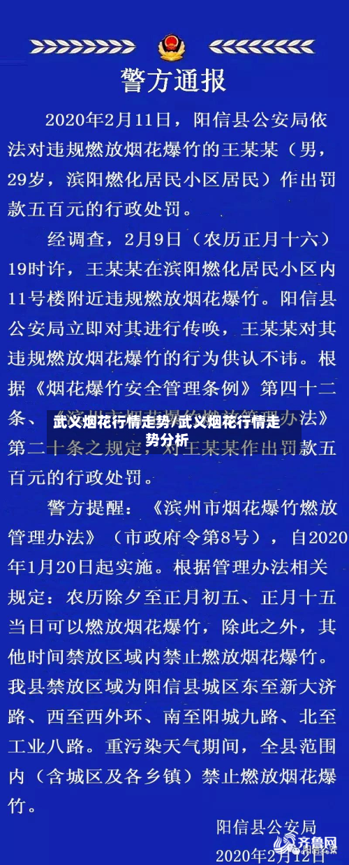 武义烟花行情走势/武义烟花行情走势分析