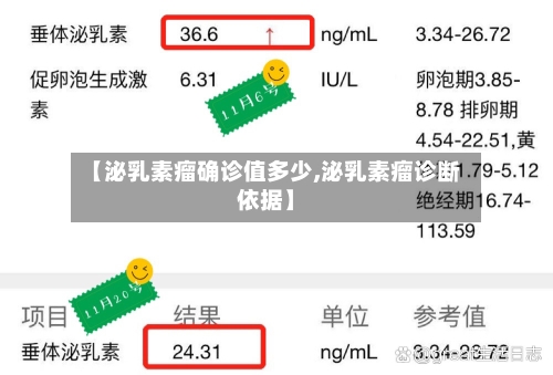 【泌乳素瘤确诊值多少,泌乳素瘤诊断依据】