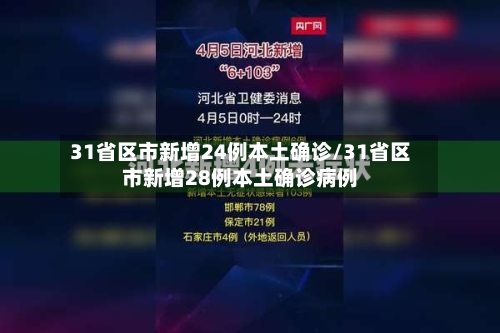31省区市新增24例本土确诊/31省区市新增28例本土确诊病例