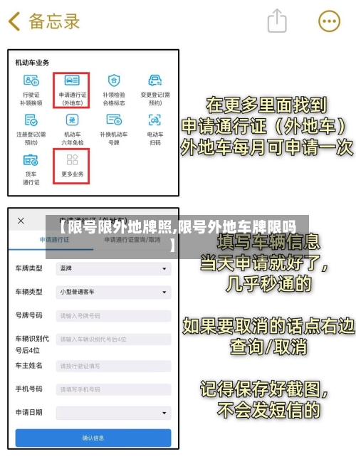 【限号限外地牌照,限号外地车牌限吗】