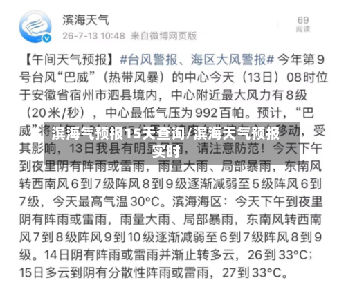 滨海气预报15天查询/滨海天气预报实时