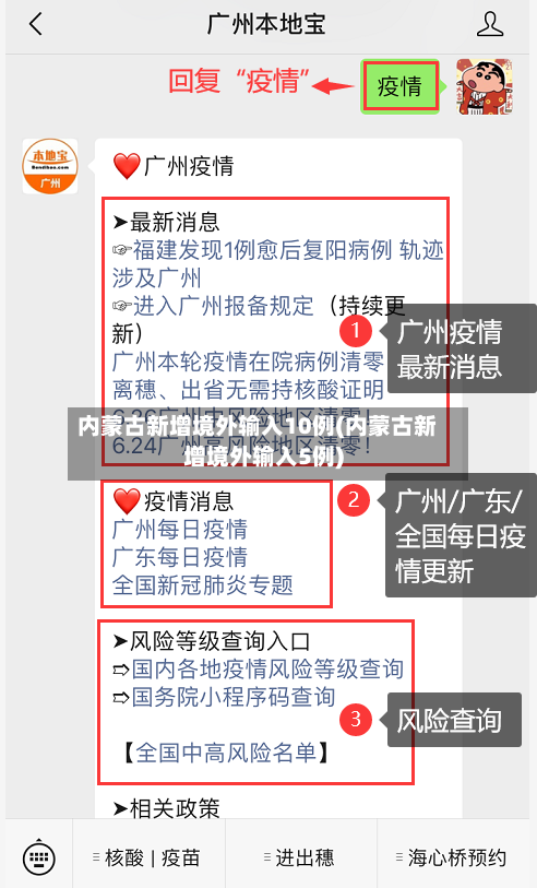 内蒙古新增境外输入10例(内蒙古新增境外输入5例)