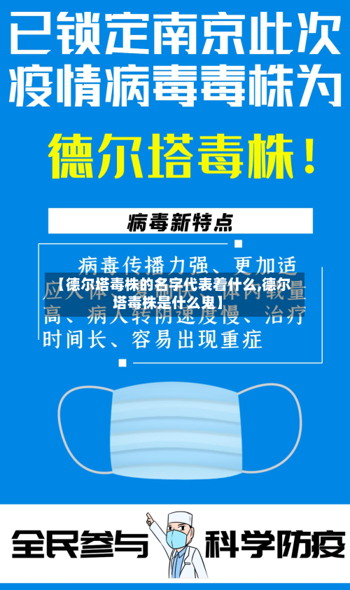 【德尔塔毒株的名字代表着什么,德尔塔毒株是什么鬼】