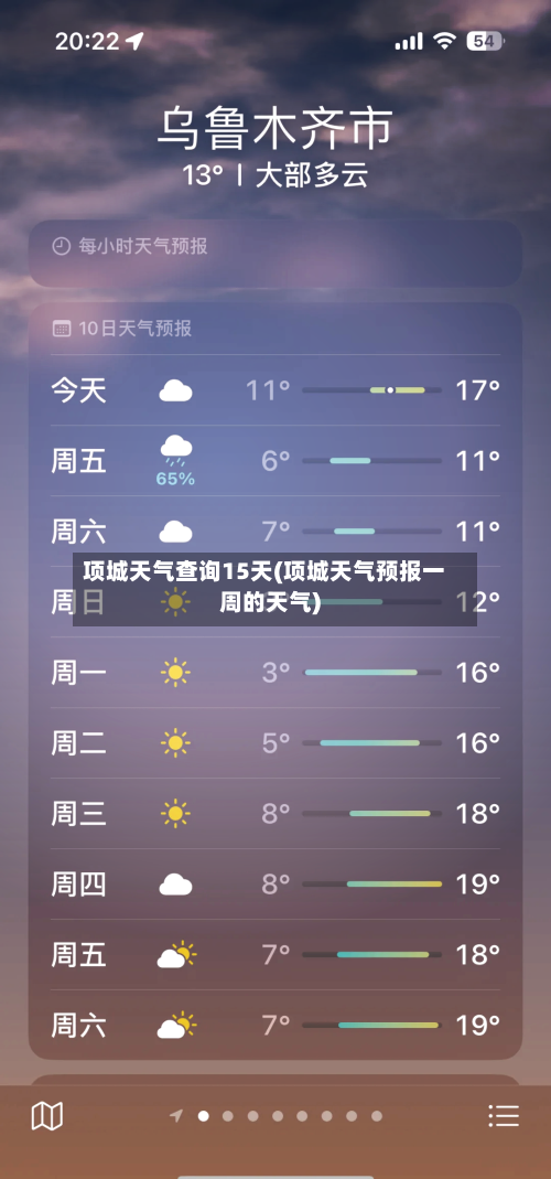 项城天气查询15天(项城天气预报一周的天气)