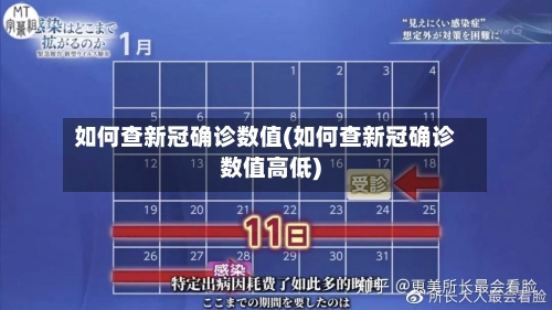 如何查新冠确诊数值(如何查新冠确诊数值高低)