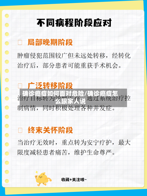确诊癌症如何面对危险/确诊癌症怎么跟家人说