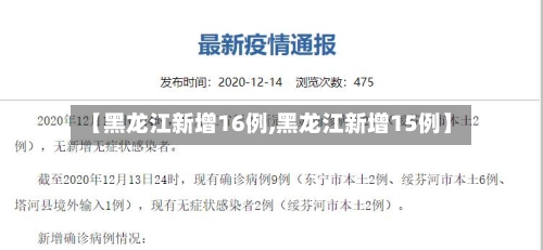 【黑龙江新增16例,黑龙江新增15例】