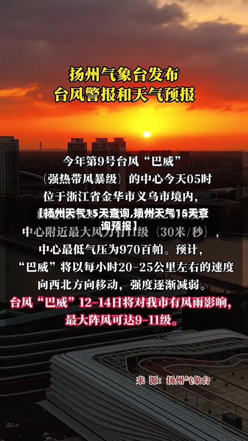 【扬州天气15天查询,扬州天气15天查询预报】