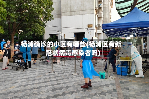 杨浦确诊的小区有哪些(杨浦区有新冠状病毒感染者吗)