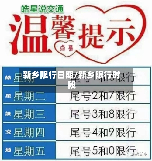 新乡限行日期/新乡限行时段