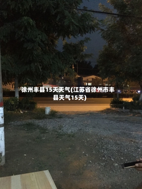 徐州丰县15天天气(江苏省徐州市丰县天气15天)