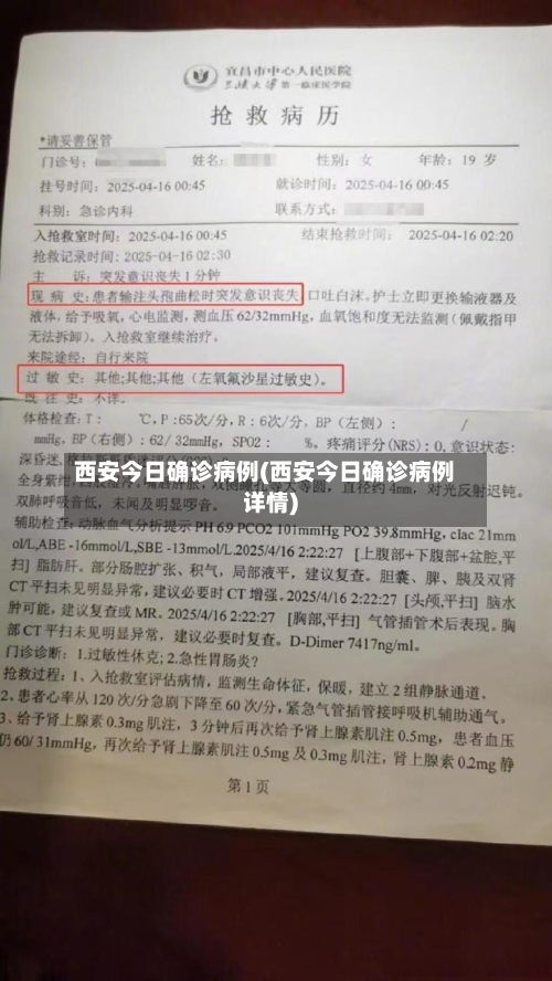 西安今日确诊病例(西安今日确诊病例详情)