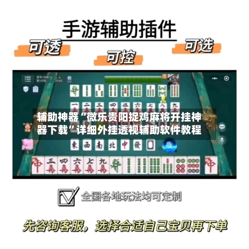 辅助神器“微乐贵阳捉鸡麻将开挂神器下载”详细外挂透视辅助软件教程