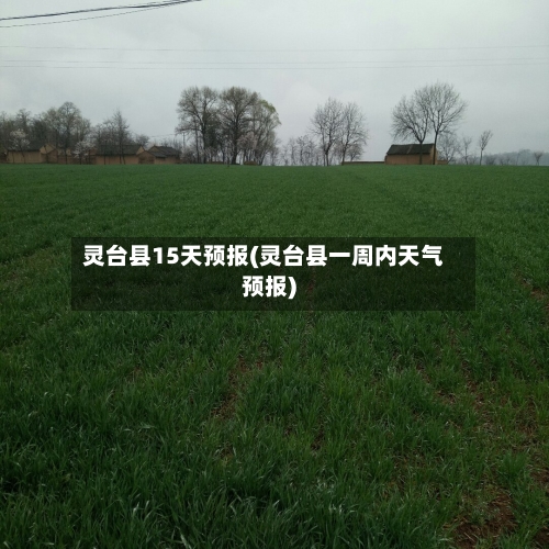 灵台县15天预报(灵台县一周内天气预报)