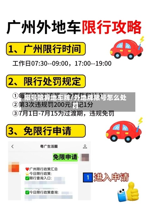 限号限异地车牌/外地牌限号怎么处罚