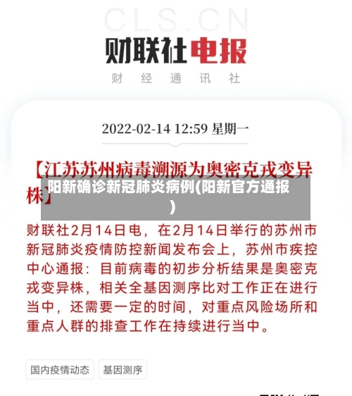 阳新确诊新冠肺炎病例(阳新官方通报)