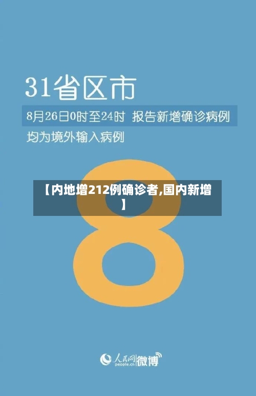 【内地增212例确诊者,国内新增】