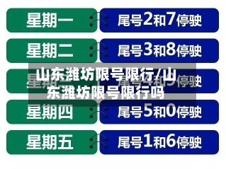 山东潍坊限号限行/山东潍坊限号限行吗