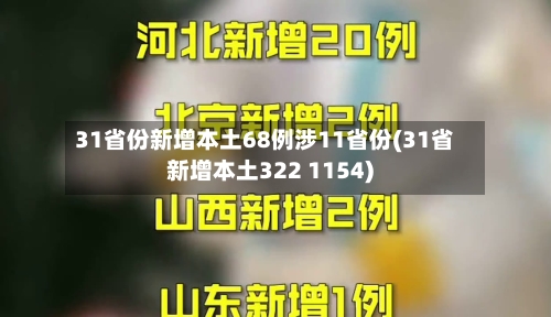 31省份新增本土68例涉11省份(31省新增本土322 1154)