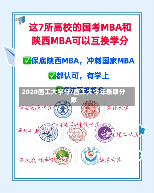 2020西工大学分/西工大今年录取分数