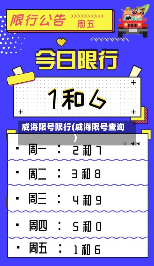 威海限号限行(威海限号查询)