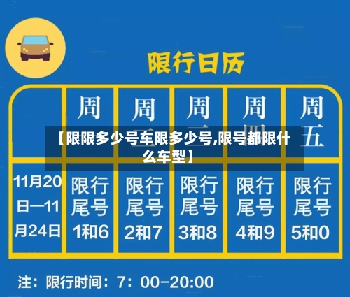 【限限多少号车限多少号,限号都限什么车型】