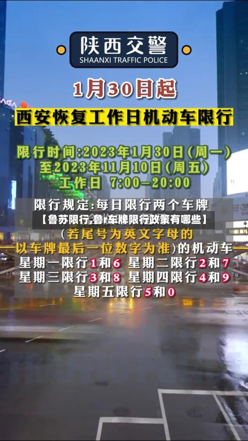 【鲁苏限行,鲁r车牌限行政策有哪些】