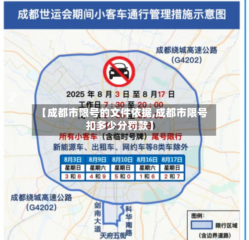 【成都市限号的文件依据,成都市限号扣多少分罚款】