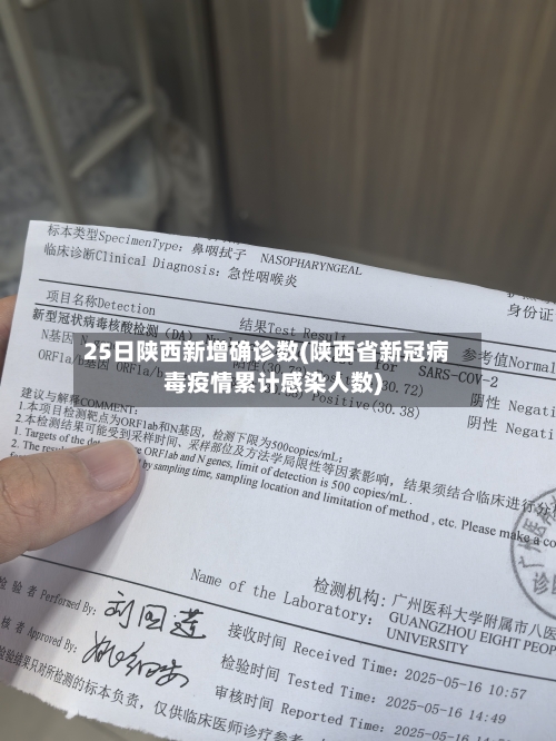 25日陕西新增确诊数(陕西省新冠病毒疫情累计感染人数)