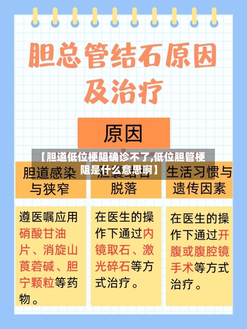 【胆道低位梗阻确诊不了,低位胆管梗阻是什么意思啊】