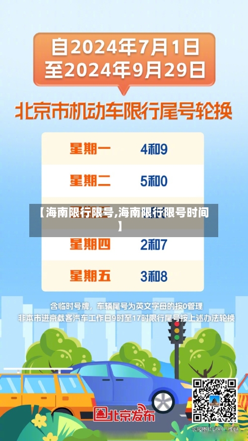 【海南限行限号,海南限行限号时间】
