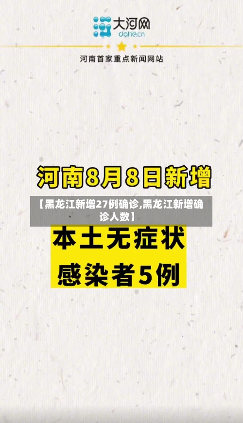 【黑龙江新增27例确诊,黑龙江新增确诊人数】
