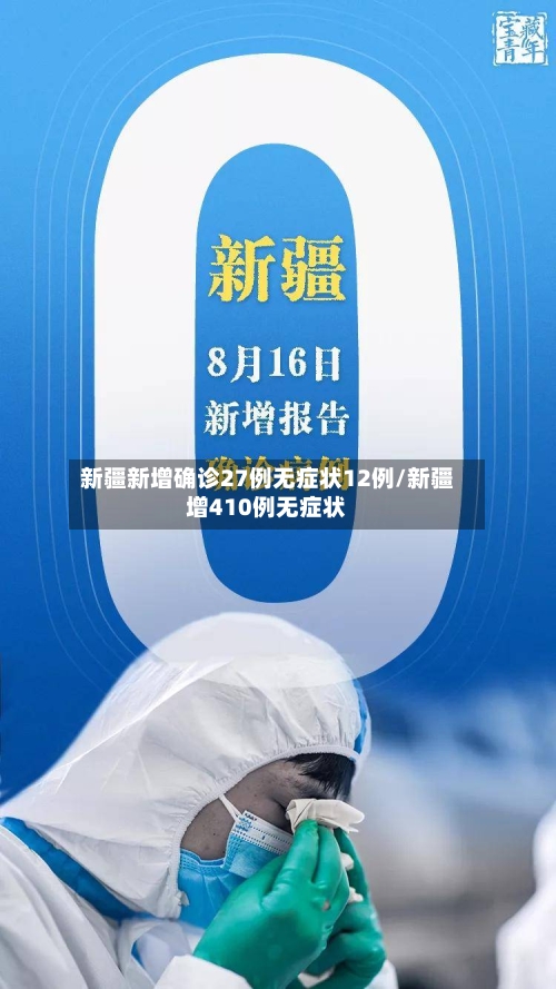 新疆新增确诊27例无症状12例/新疆增410例无症状