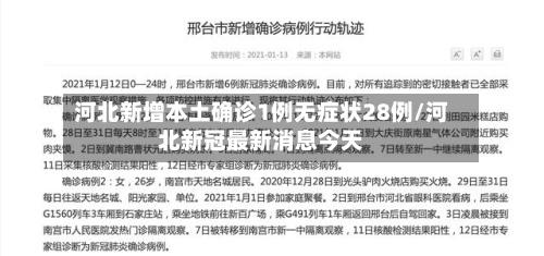 河北新增本土确诊1例无症状28例/河北新冠最新消息今天