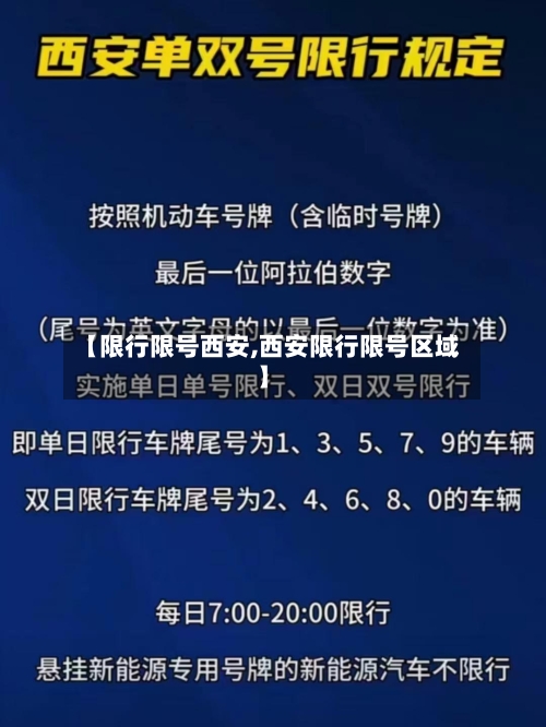 【限行限号西安,西安限行限号区域】