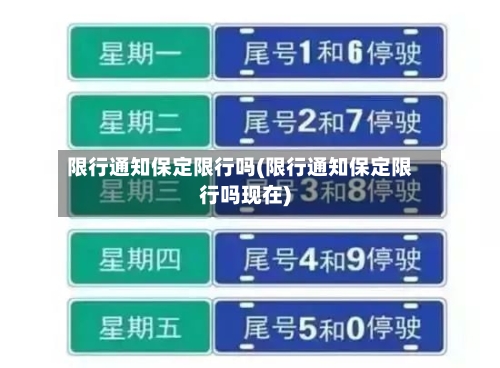 限行通知保定限行吗(限行通知保定限行吗现在)