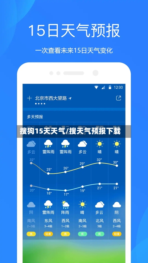 搜狗15天天气/搜天气预报下载