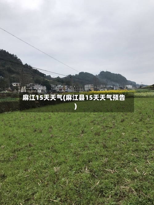 麻江15天天气(麻江县15天天气预告)