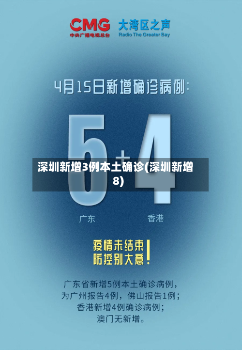 深圳新增3例本土确诊(深圳新增8)