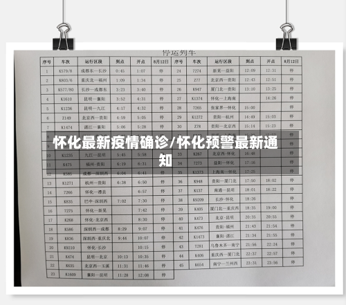 怀化最新疫情确诊/怀化预警最新通知