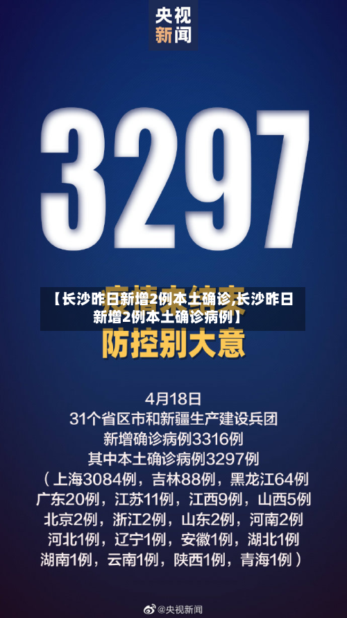 【长沙昨日新增2例本土确诊,长沙昨日新增2例本土确诊病例】