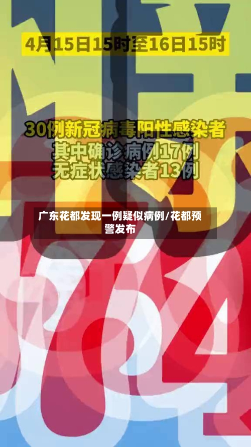 广东花都发现一例疑似病例/花都预警发布