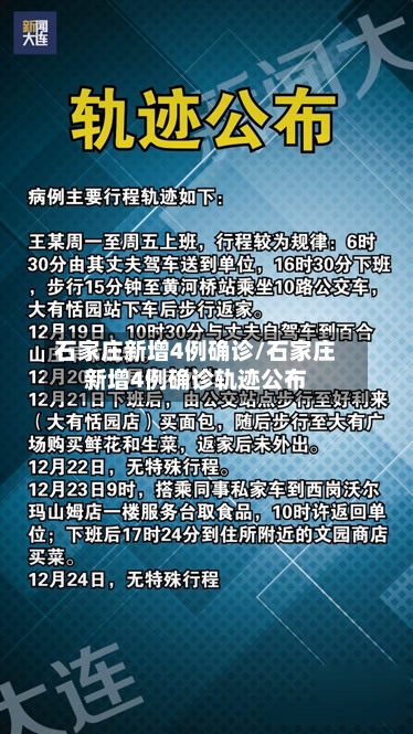 石家庄新增4例确诊/石家庄新增4例确诊轨迹公布