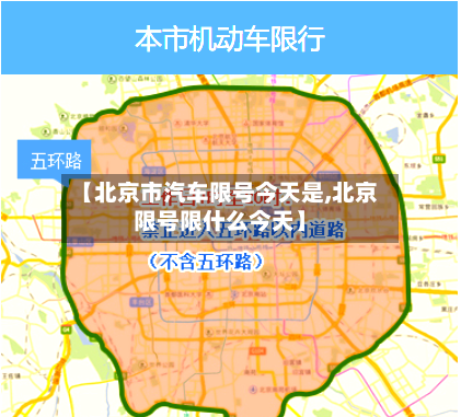 【北京市汽车限号今天是,北京限号限什么今天】